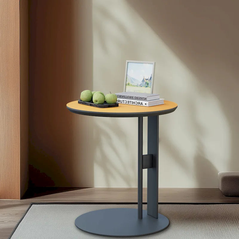 Table Basse Carrée Moderne avec Tiroirs, Table d'Appoint Blanche Style Mecha