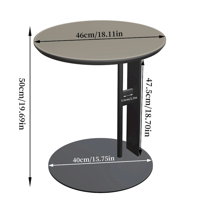 Table Basse Carrée Moderne avec Tiroirs, Table d'Appoint Blanche Style Mecha