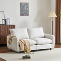 Christopher Knight Home - Evelyn Modern 2-Seater Modular Upholstery Sectional Loveseat Sofa