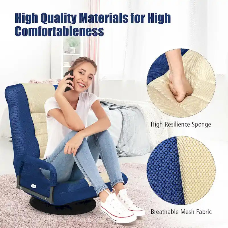 Fauteuil de jeu au sol pivotant à 360 degrés