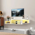 Meuble TV mural flottant moderne pour home cinéma
