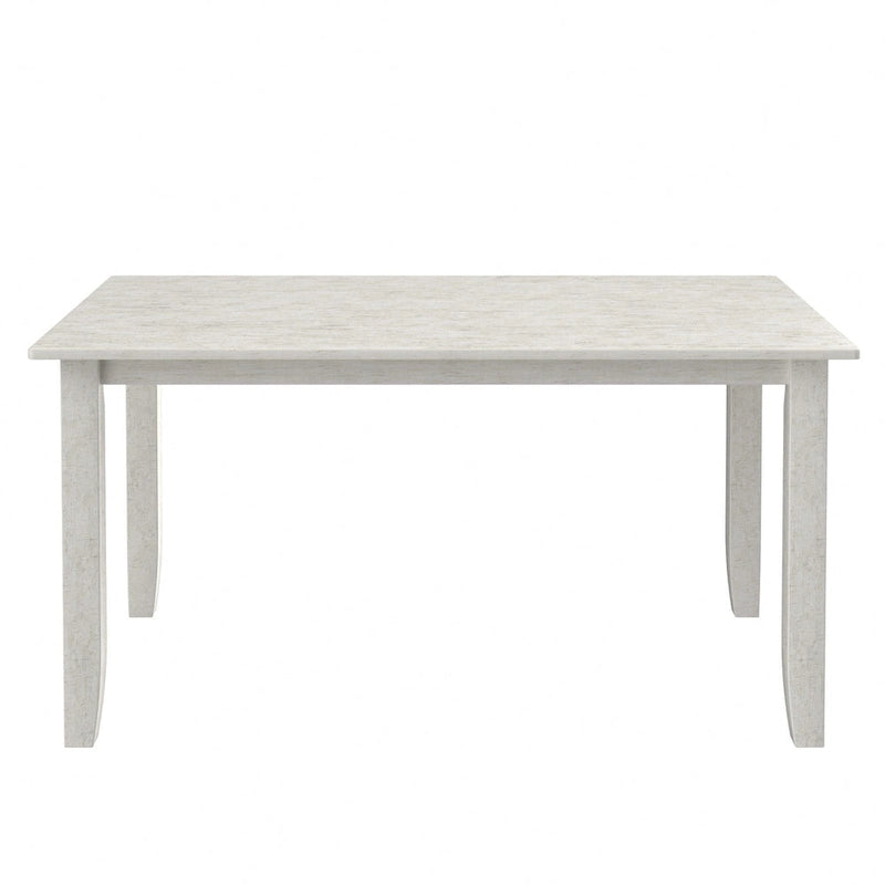 Table à manger rectangulaire moderne en bois massif