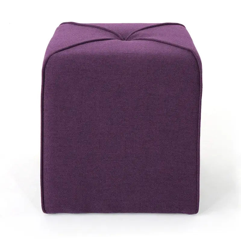 Ottoman carré en tissu