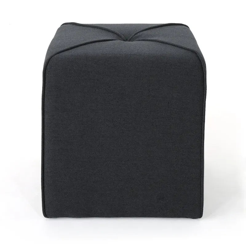 Ottoman carré en tissu