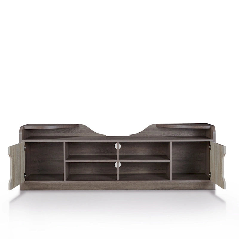 Meuble TV multifonctionnel de style rustique