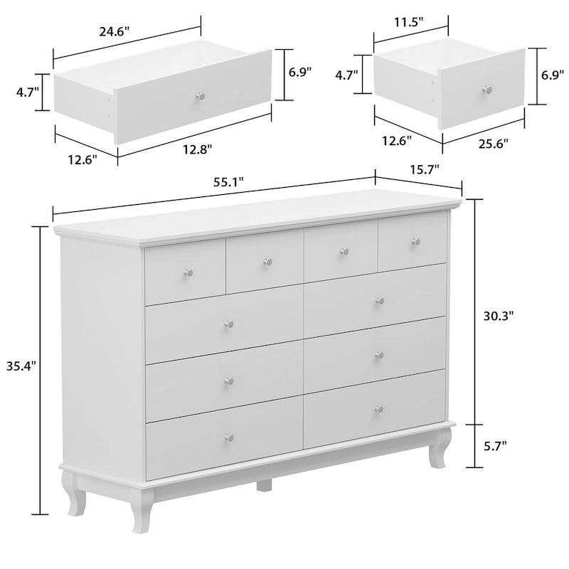Commode laquée Commode de rangement Commode de chambre
