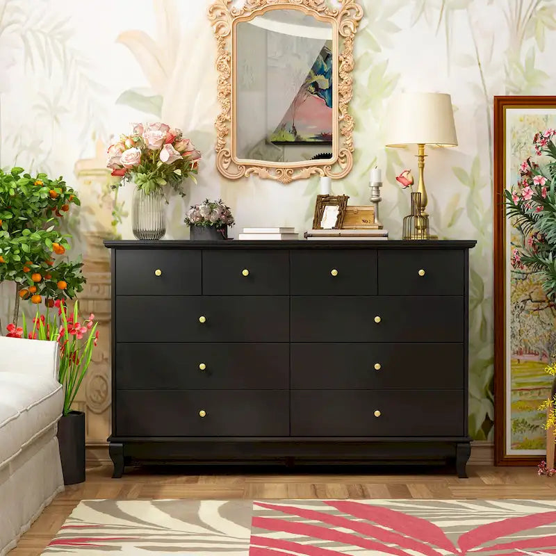Commode laquée Commode de rangement Commode de chambre