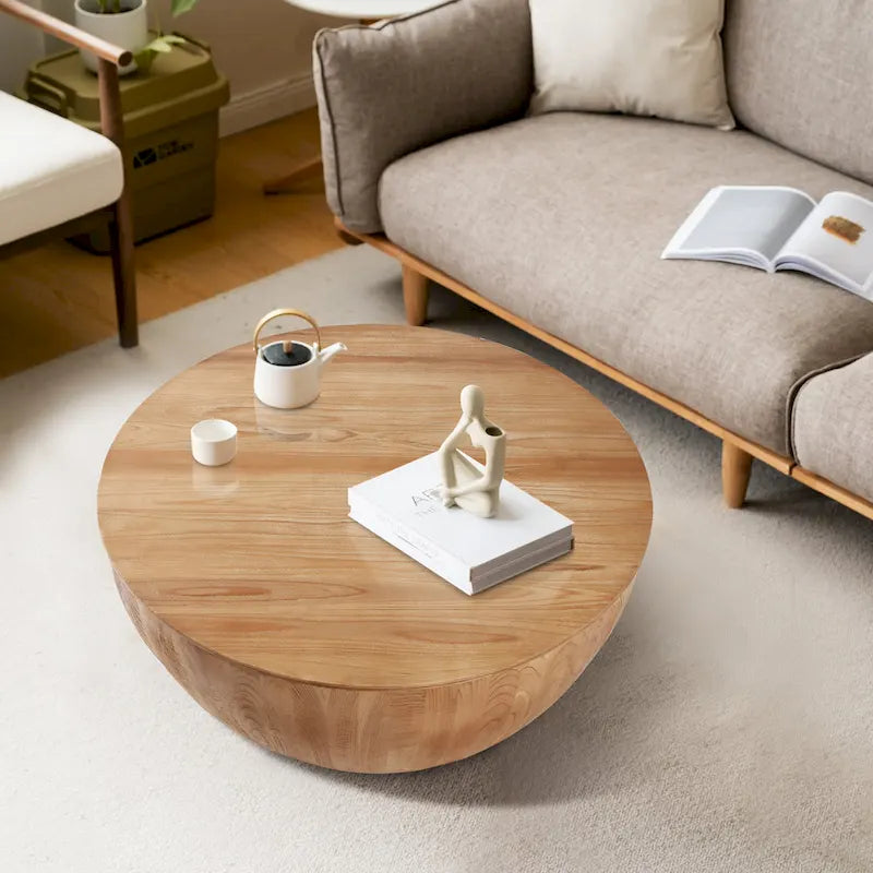 Table basse en forme de seau, style vintage, pour salon