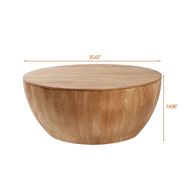 Table basse en forme de seau, style vintage, pour salon