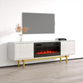 Meuble TV avec cheminée