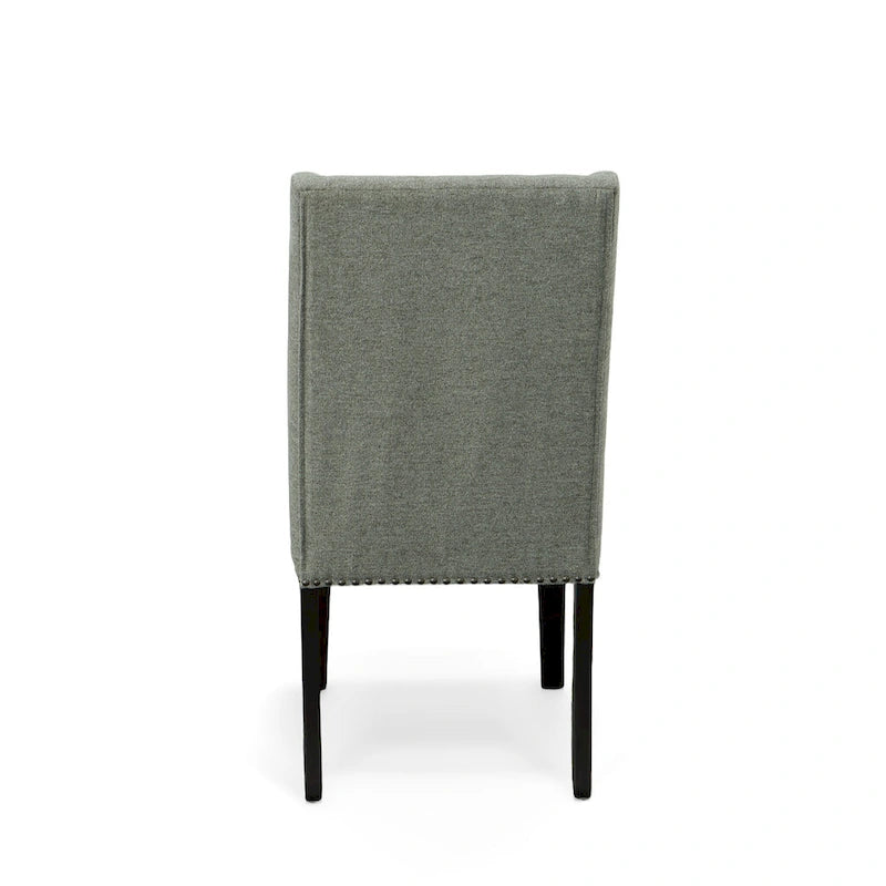 Chaise de salle à manger capitonnée