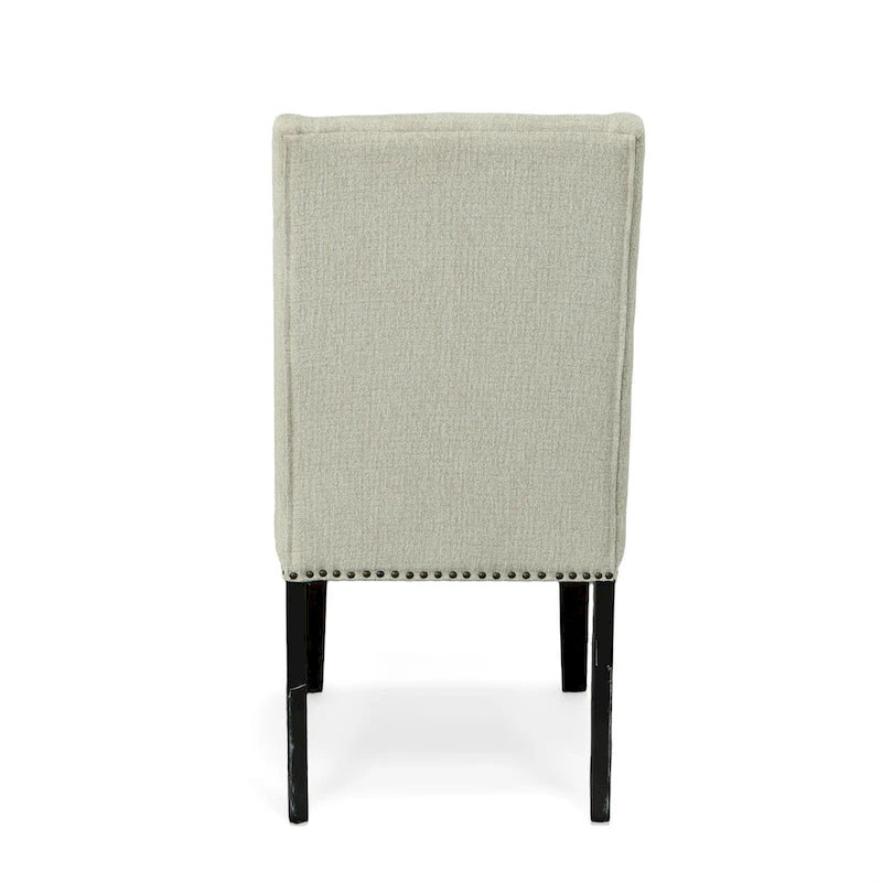 Chaise de salle à manger capitonnée