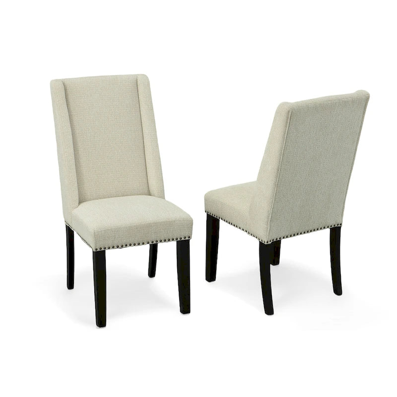 Chaise de salle à manger capitonnée