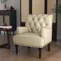 Fauteuil d'appoint en cuir PU pour salon