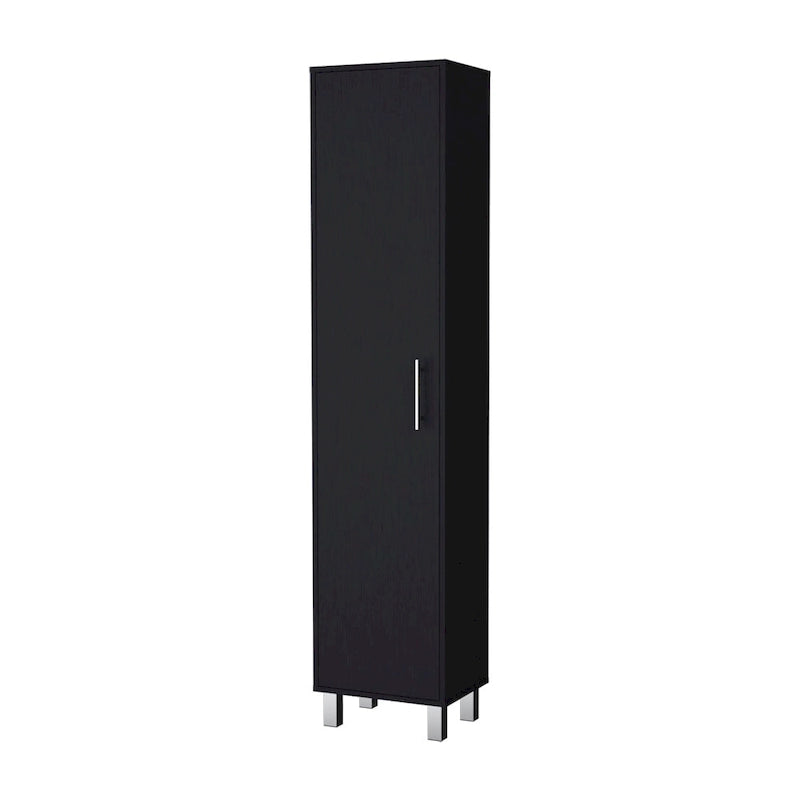 Armoire de rangement haute à 5 étagères, Balai de placard
