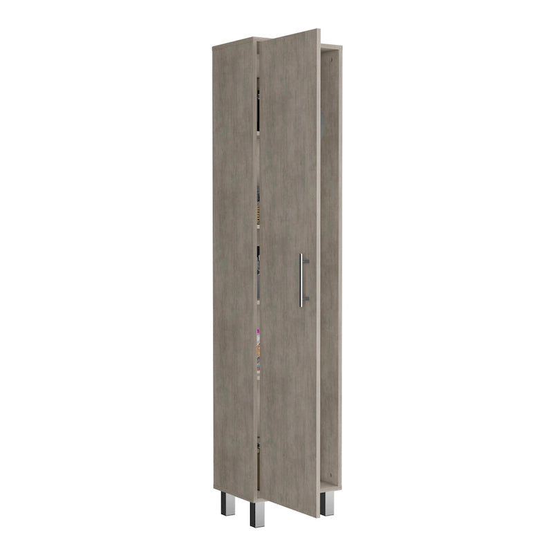 Armoire de rangement haute à 5 étagères, Balai de placard