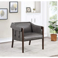 Chaise de loisirs en similicuir