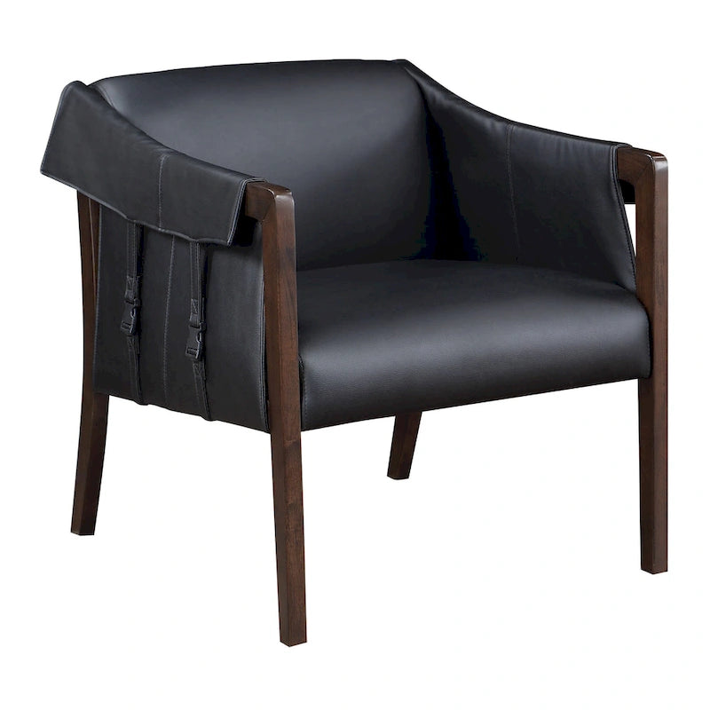 Chaise de loisirs en similicuir