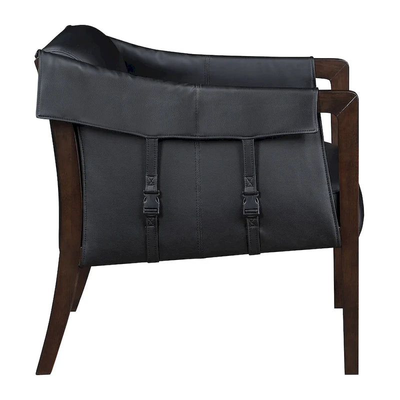 Chaise de loisirs en similicuir
