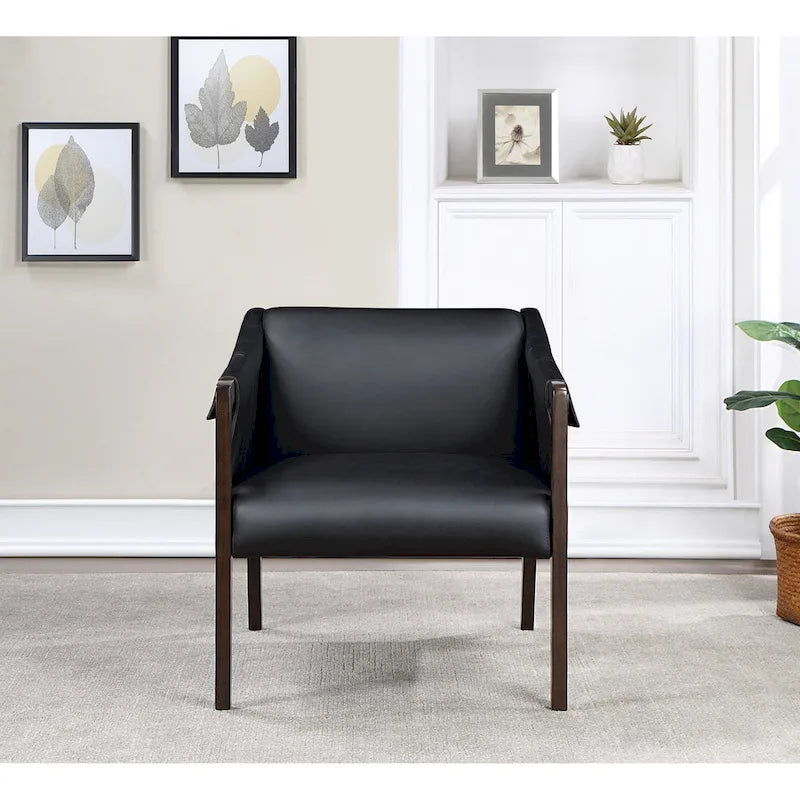 Chaise de loisirs en similicuir