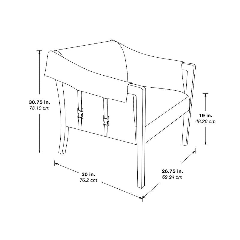 Chaise de loisirs en similicuir