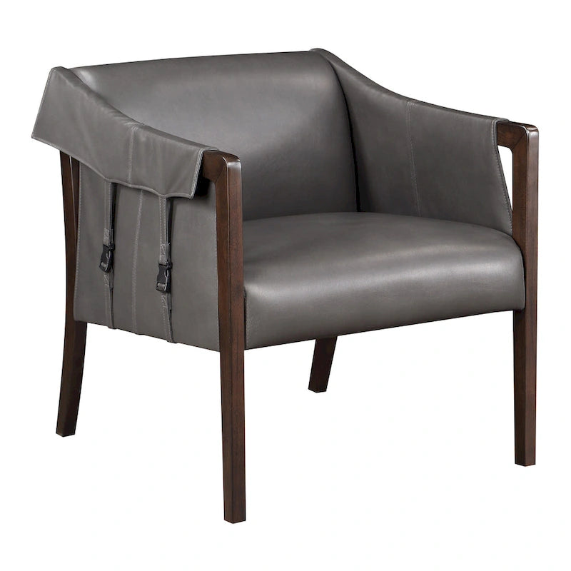 Chaise de loisirs en similicuir
