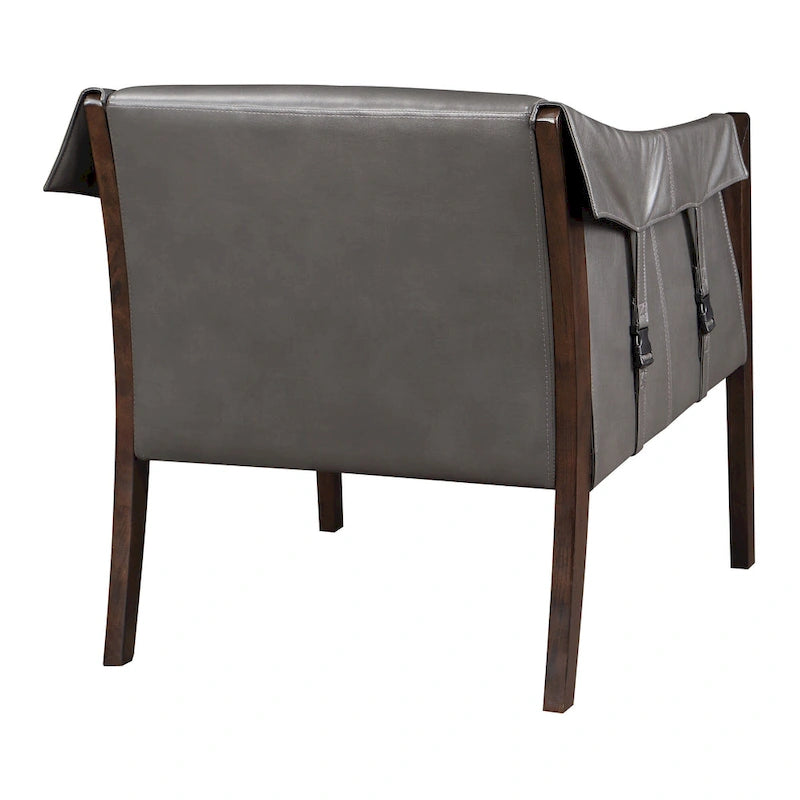 Chaise de loisirs en similicuir