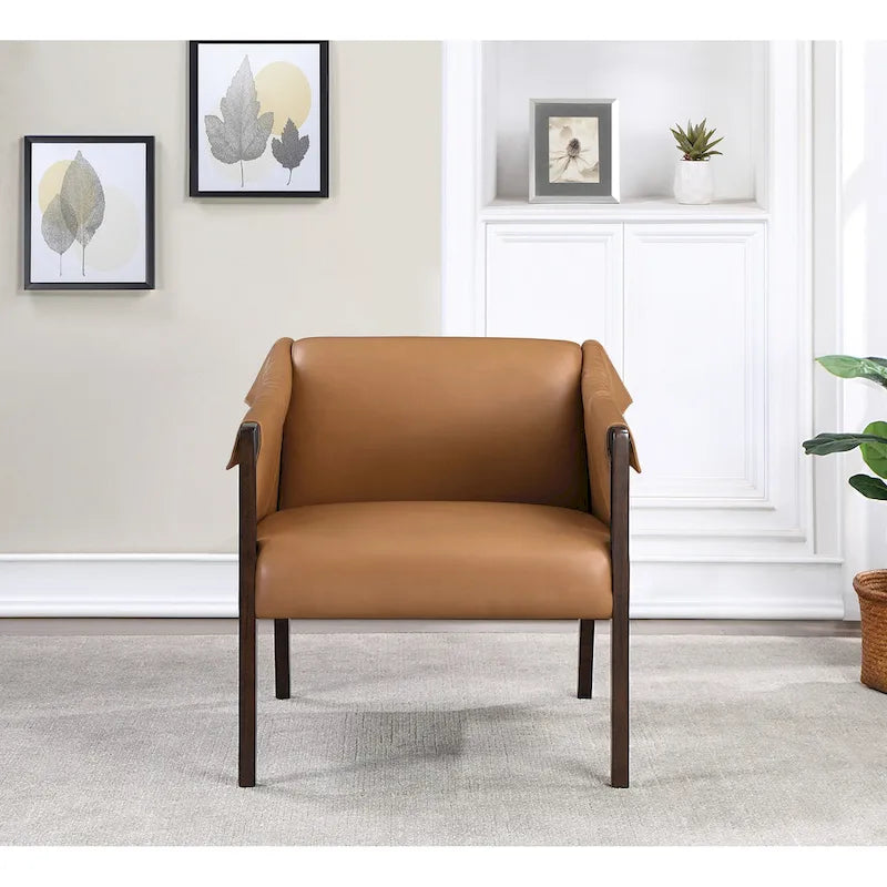 Chaise de loisirs en similicuir
