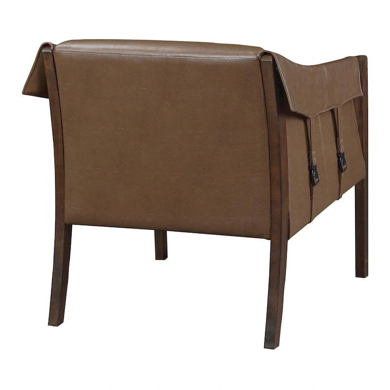 Chaise de loisirs en similicuir