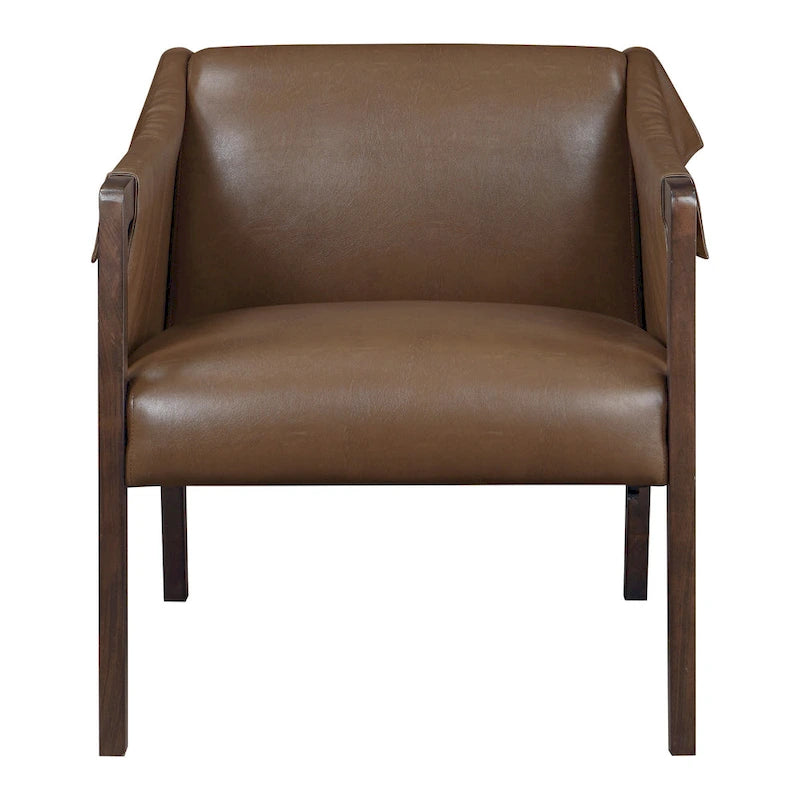 Chaise de loisirs en similicuir