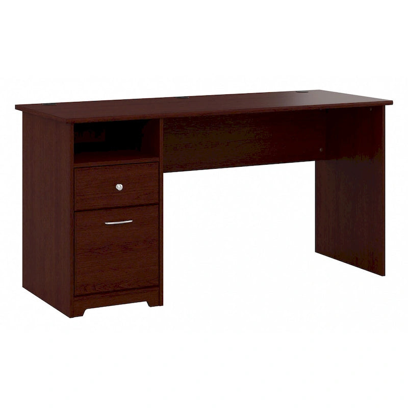 Bureau informatique avec tiroirs et rangements