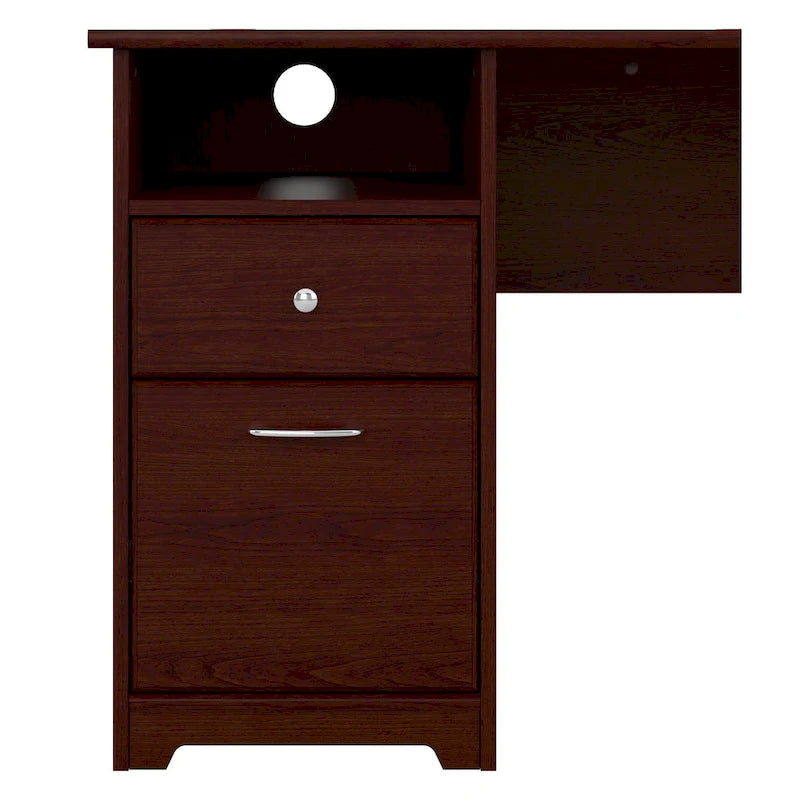 Bureau informatique avec tiroirs et rangements