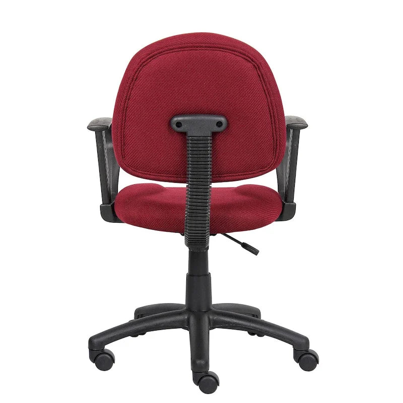 Chaise de travail ergonomique à dossier mi-hauteur