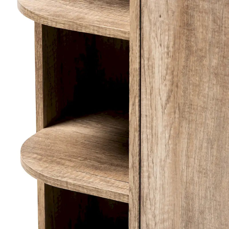 Meuble à chaussures moderne et contemporain en bois rustique à 2 portes