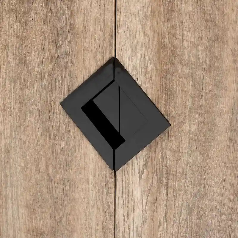 Meuble à chaussures moderne et contemporain en bois rustique à 2 portes