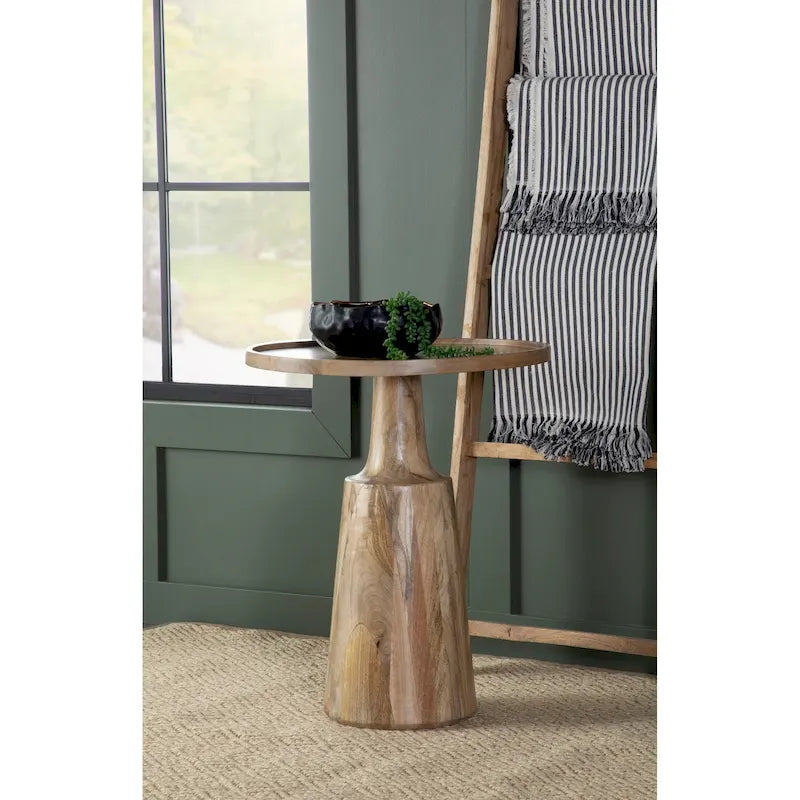 Table d'appoint piédestal ronde