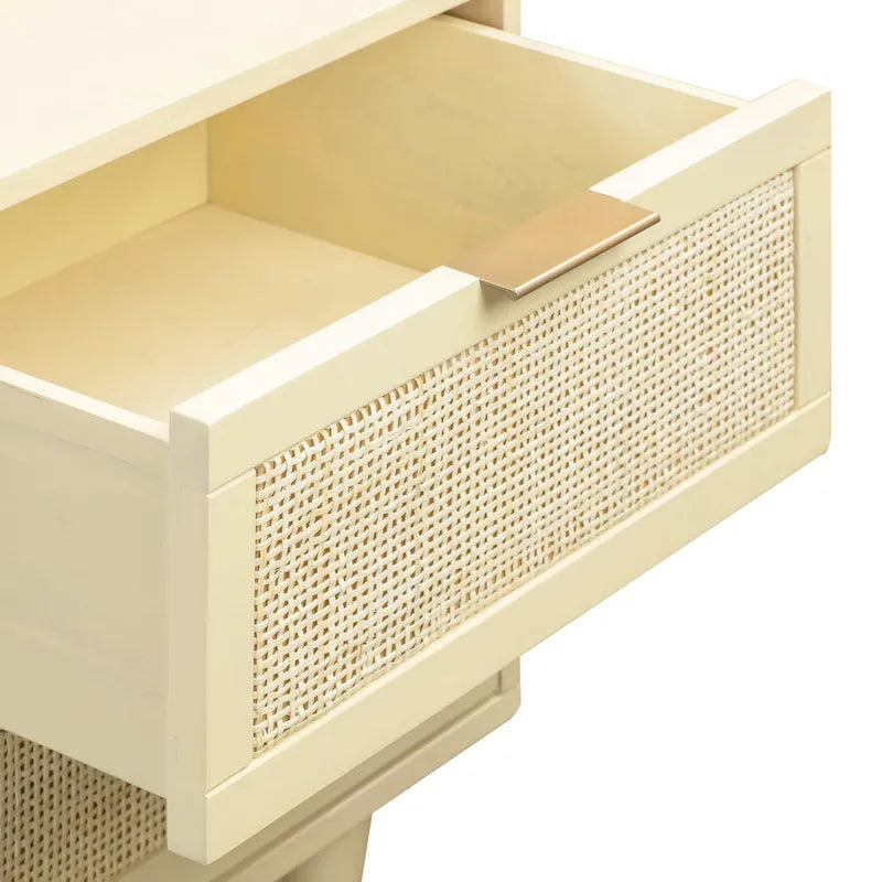 Table de chevet en rotin