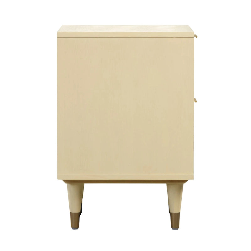 Table de chevet en rotin