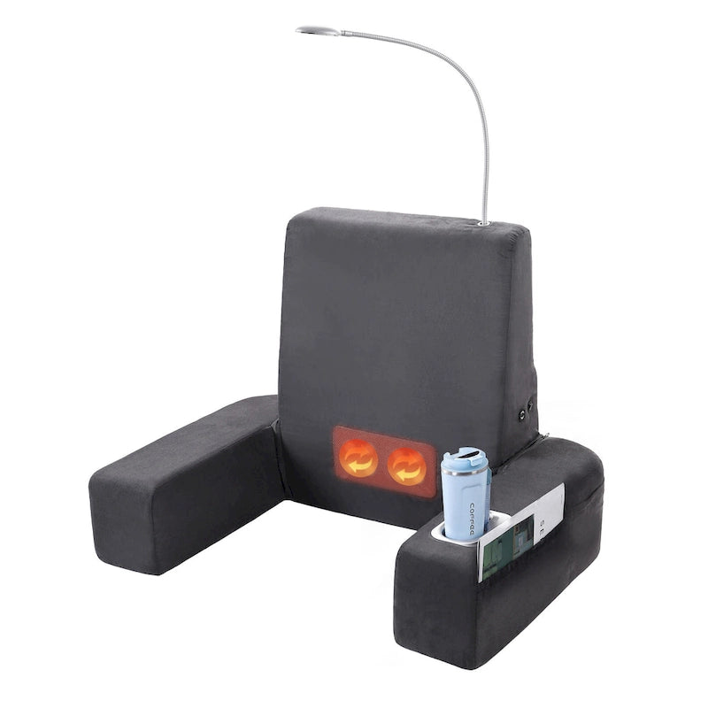 Chaise longue de lit à dossier avec massage Shiatsu chauffant