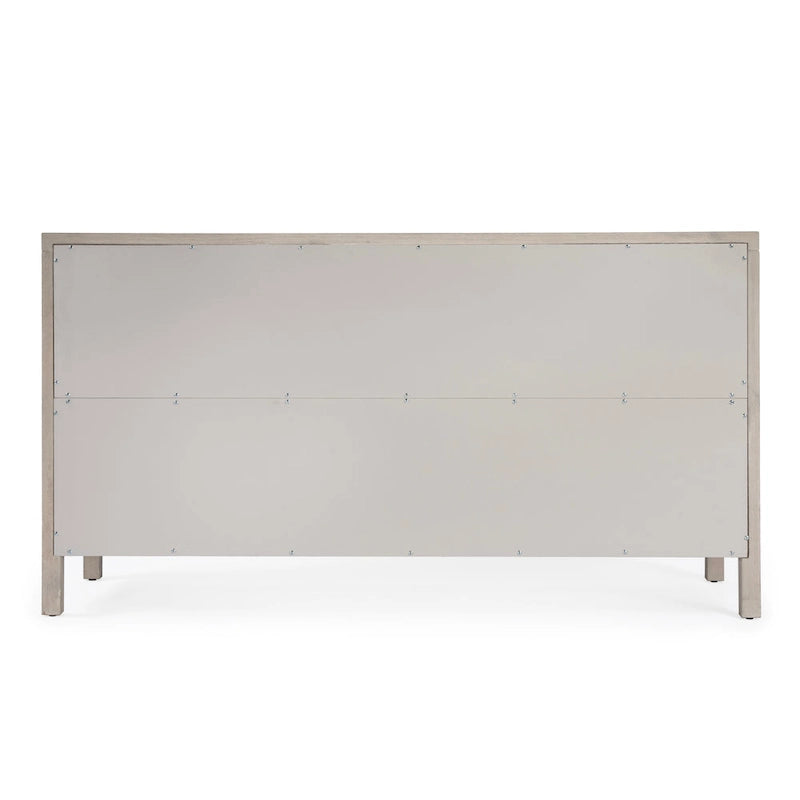 Commode large en bois à 6 tiroirs