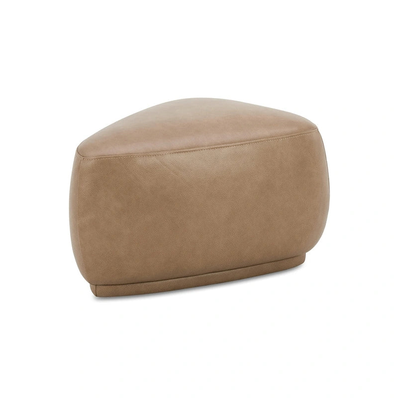 Pouf repose-pieds cocktail triangulaire arrondi
