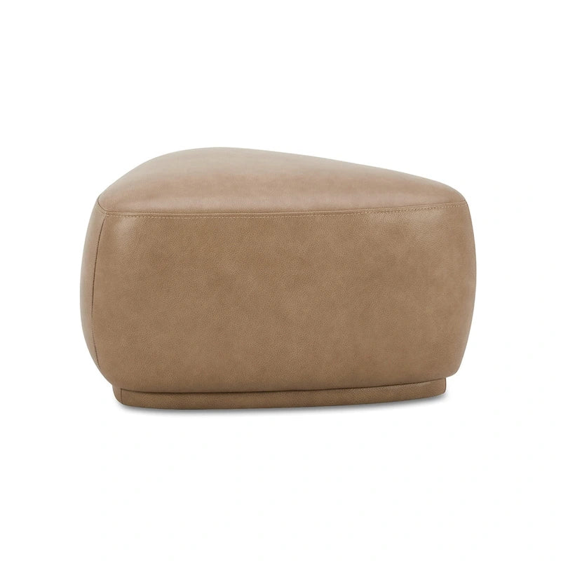 Pouf repose-pieds cocktail triangulaire arrondi