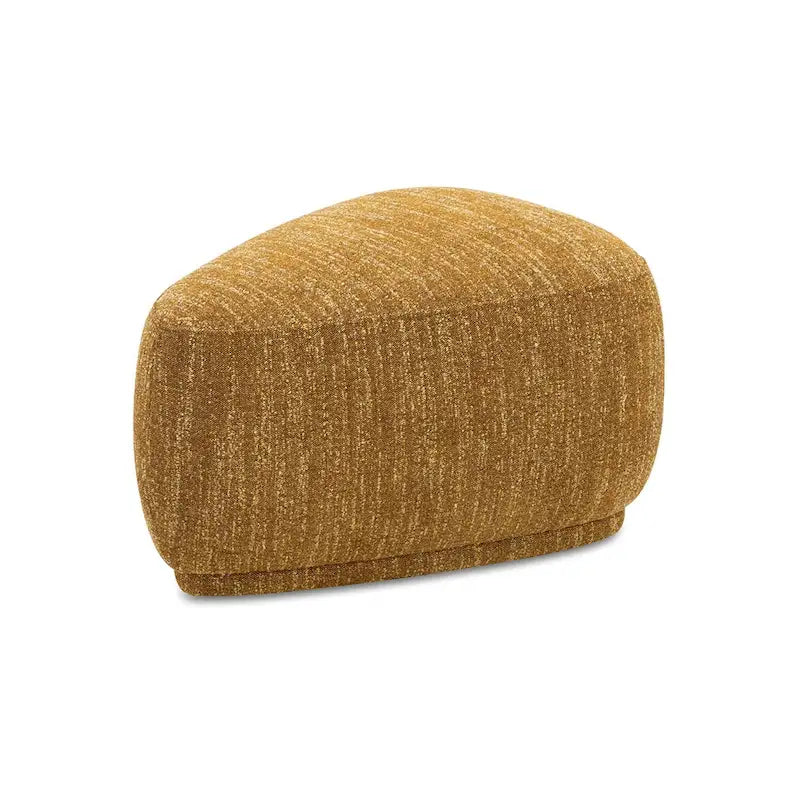 Pouf repose-pieds cocktail triangulaire arrondi