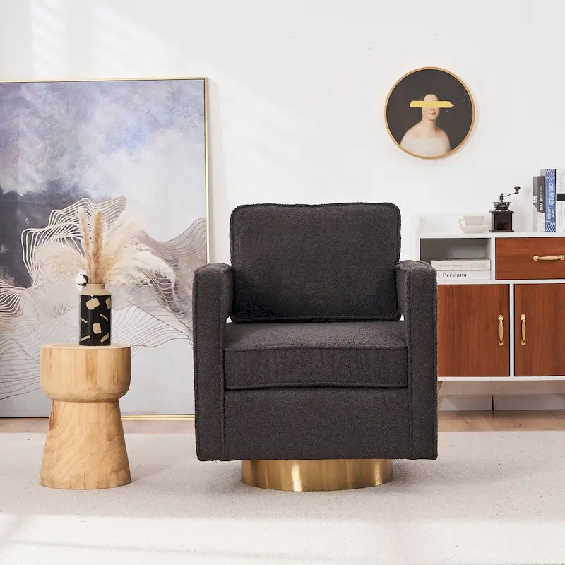 Fauteuil pivotant de salon