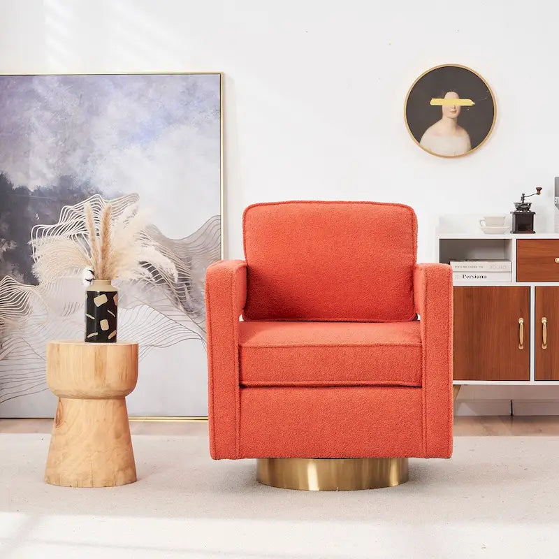Fauteuil pivotant de salon