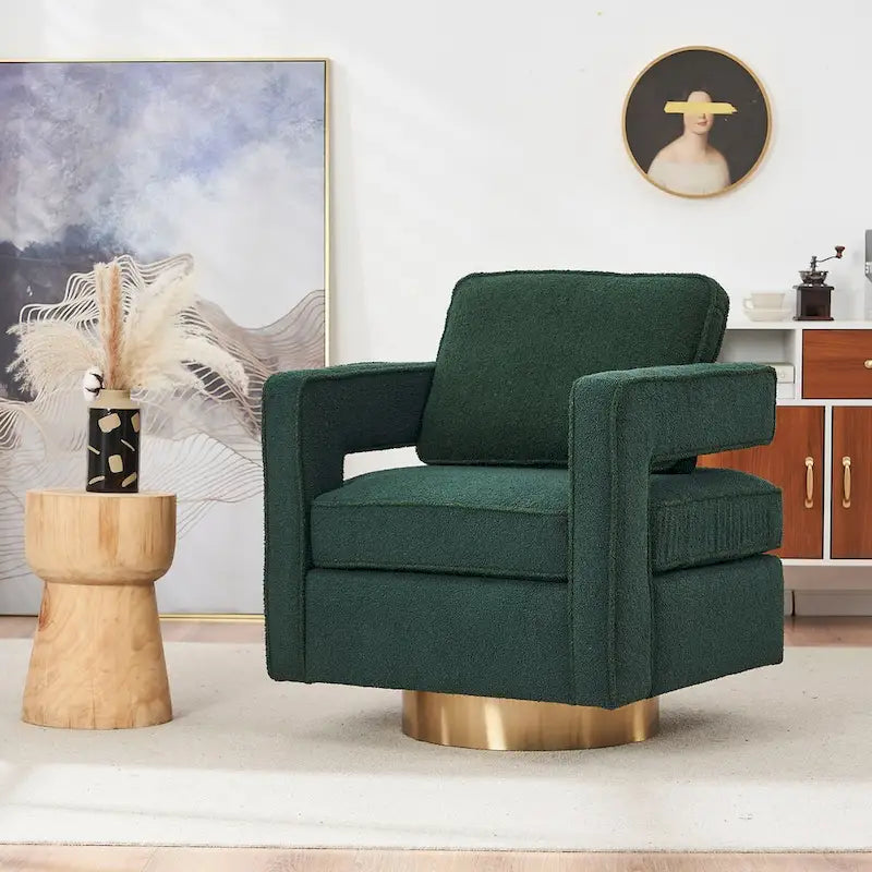 Fauteuil pivotant de salon