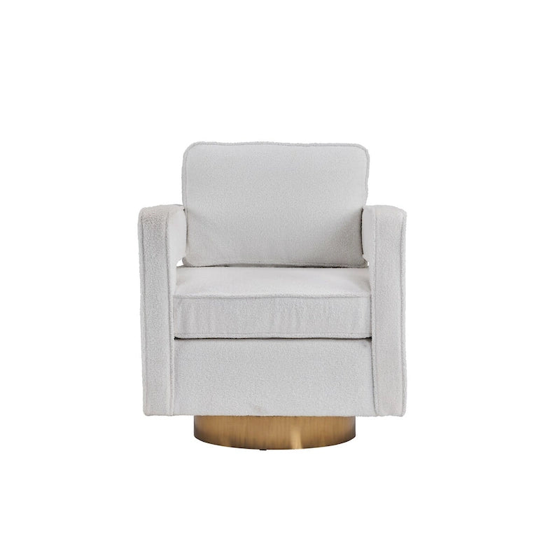 Fauteuil pivotant de salon