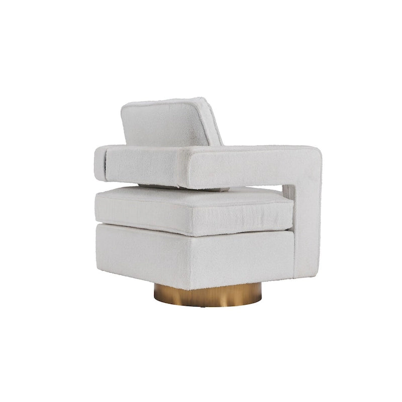 Fauteuil pivotant de salon