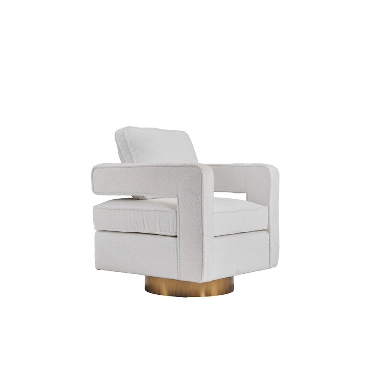 Fauteuil pivotant de salon