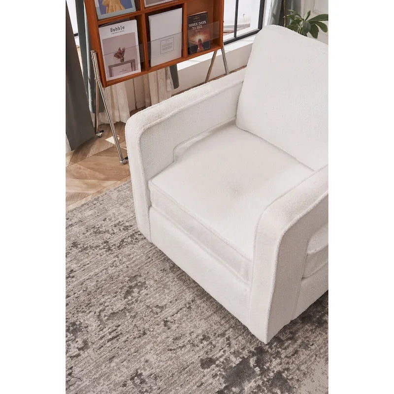 Fauteuil pivotant de salon